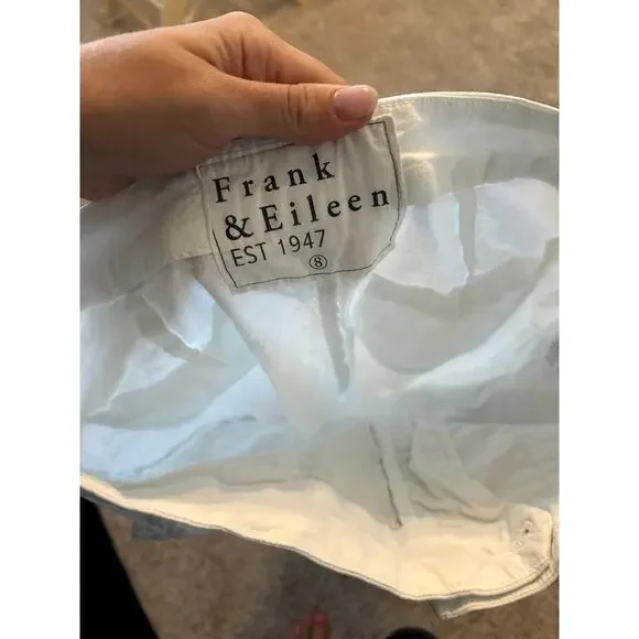 Frank and Eileen Jameson Utility Jogger White Linen - Picture 6 of 8